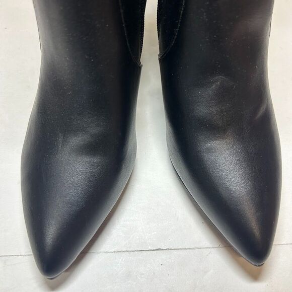 Good Choice Womens 9.5 M Black Pointed Toe High Heel Ankle Booties NIB ZV6 - Picture 4 of 6